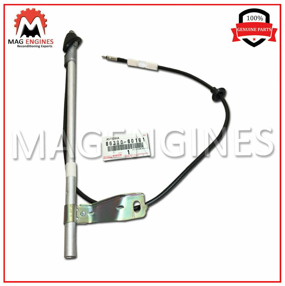 86300-60181 GENUINE OEM ANTENNA ASSY, W/HOLDER 8630060181 - Image 3 of 4