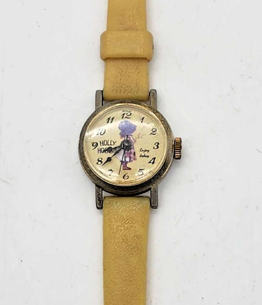 Vintage Holly Hobbie Watch Collectible By Bradley 1972  