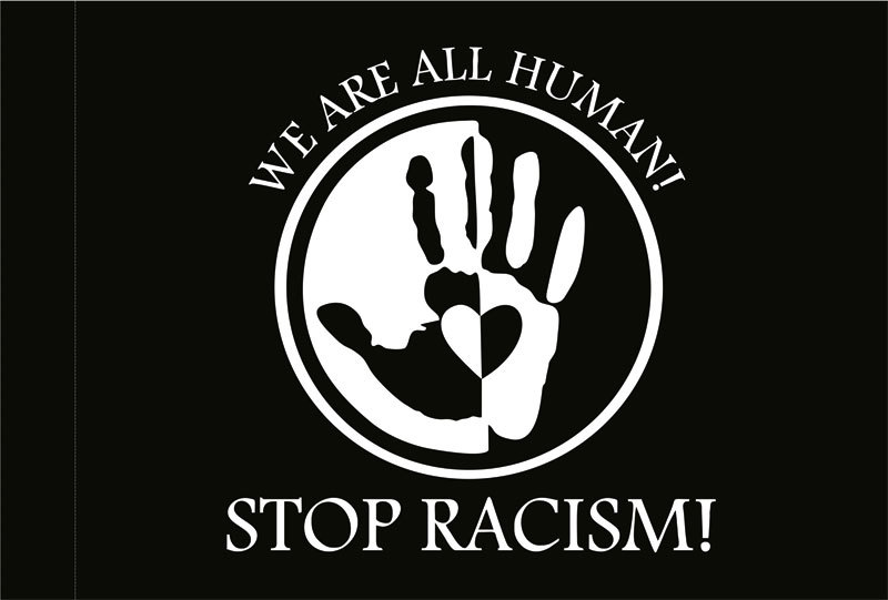 STOP RACISM FLAGGE
