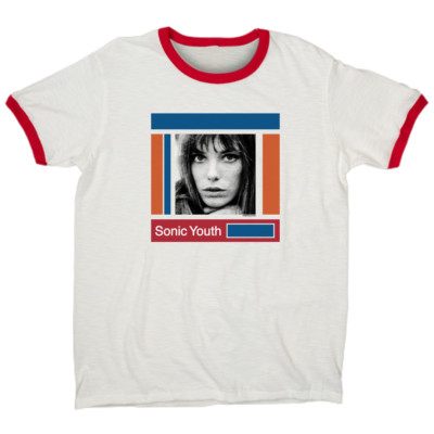 Sonic Youth Jane Birkin Rare Shirt Modern Reprint Ringer Punk Grunge Shirt S-3XL
