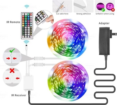 5 Meter Waterproof Rgb Led Lichtstrip Met 300 Led's | Dagelijkse
