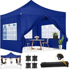 Commercial Pop Up Tent 10x10ft Canopy Waterproof Party Wedding Camping Shelter/~