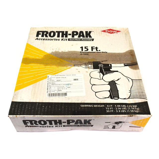 Dow Froth Pak 15 FT Gun Hose Assembly Accessories Kit 158398 for sale