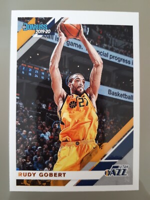 2019-20 Panini Donruss Rudy Gobert #191 Utah Jazz NBA Basketball Lesen!