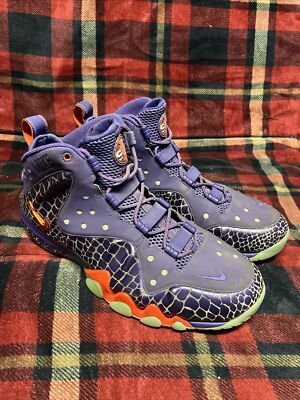 Charles Barkley Posite CB 555097-581 Purple Orange Size 11 Nike