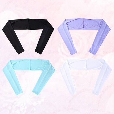  4 Pcs Cooler Achselzucken-Armwickel Armlinge Radfahren Stretchy Sleeves