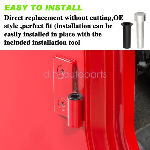 FIT For Jeep Wrangler TJ YJ CJ LJ 86-05 Door Hinge Pin Liners Bushings Kit NEW - Bild 10 von 11