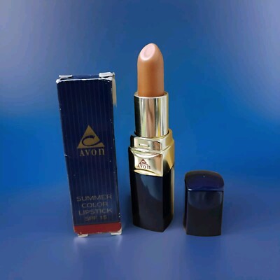 New in Box Vintage  Avon Summer Color SPF 15 Lipstick .13oz Suncoast Htf 