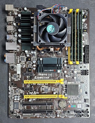 Biostar TA970 5.3 2.8 x2 8GB DDR3 Motherboard no back plate | eBay