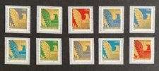 US #3792d-3801d American Eagle 2005   singles set,  (25c), 10v, MNH