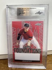Logan Wyatt 2019 Leaf Flash Flash Foundations Pre-Productions Proof  1/1