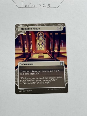 Magic the Gathering Intangible Virtue Uncommon Wilds of Eldraine Ships Same Day