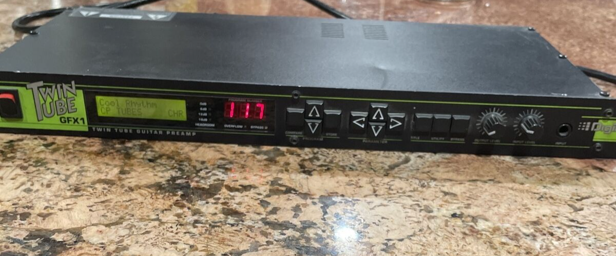 Digitech Twin Tube GFX1 Guitar Preamp /effects processor eBay