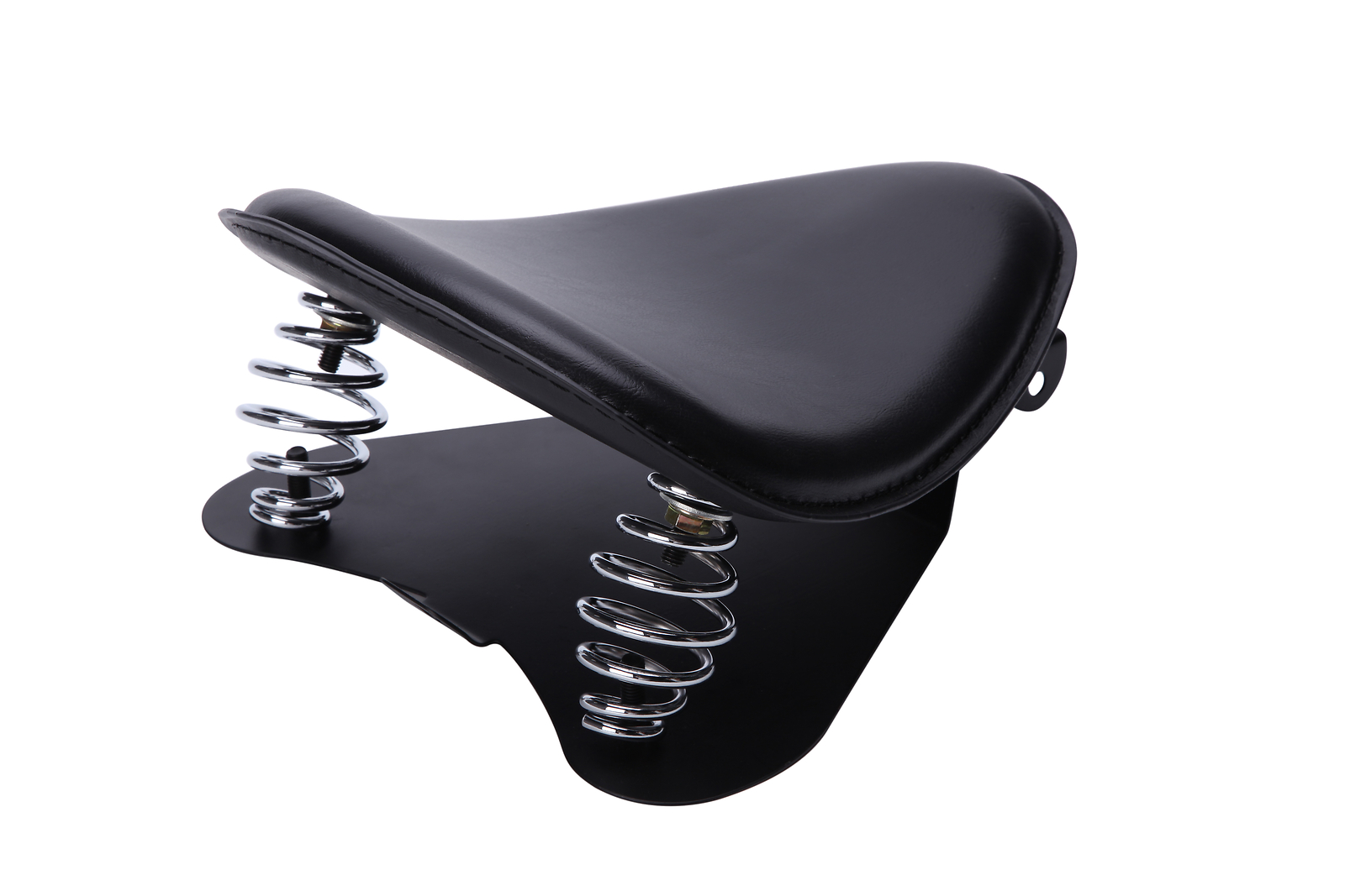 Black Motorcycle Bobber Solo Seat Spring For Yamaha Virago XV250 XV750 XV1100