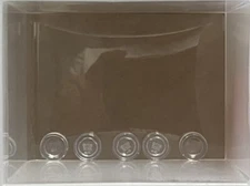 LEGO Parts - Trans-Clear Tile, Round 1 x 1 - No 98138 - QTY 5