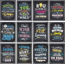 Motivational Posters for Classroom Inspirational Quotes Posters Wall Art for Stu