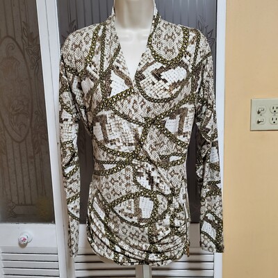 Michael Kors Ladies Beautiful Gold Chain Link Waist Side Zip