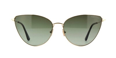 Tom Ford ANAIS-02 FT 1005 Shiny Rose Gold/Grey Green Shaded  display picture 2