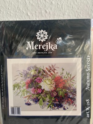 Merejka K-218 Autumn Secrets Kreuzstich Kit Stickpakung