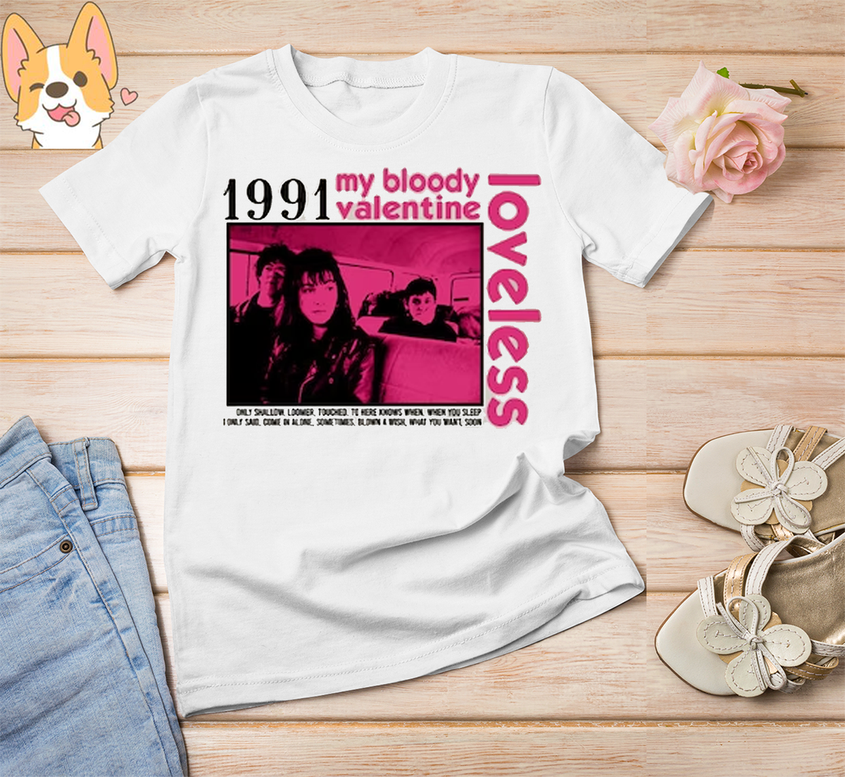 my bloody valentine loveless Tシャツ L Amazon.com: Loveless My bloody valentine tshirt Classic