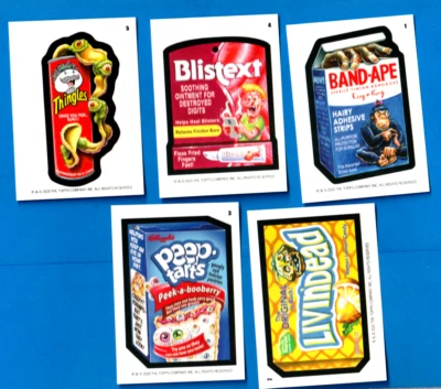 2020 Wacky Packages All New Series June Week 1 Complete Set 5/5 - Image 1 of 4