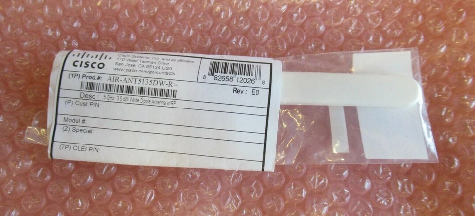 3 x New Cisco AIR-ANT5135DW-R Aironet Indoor 5GHz 3.5dBi Dipole Antenna RP-TNC - Image 3 of 4