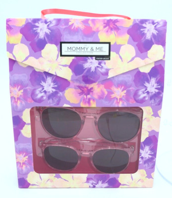 NEW Foster Grant Mommy & Me Sunglasses 23 248 + 23 561 PNK Pink Rose Sunglasses