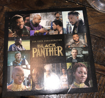 BLACK PANTHER DVD Awards Screener FYC Marvel 2018 Chadwick Boseman