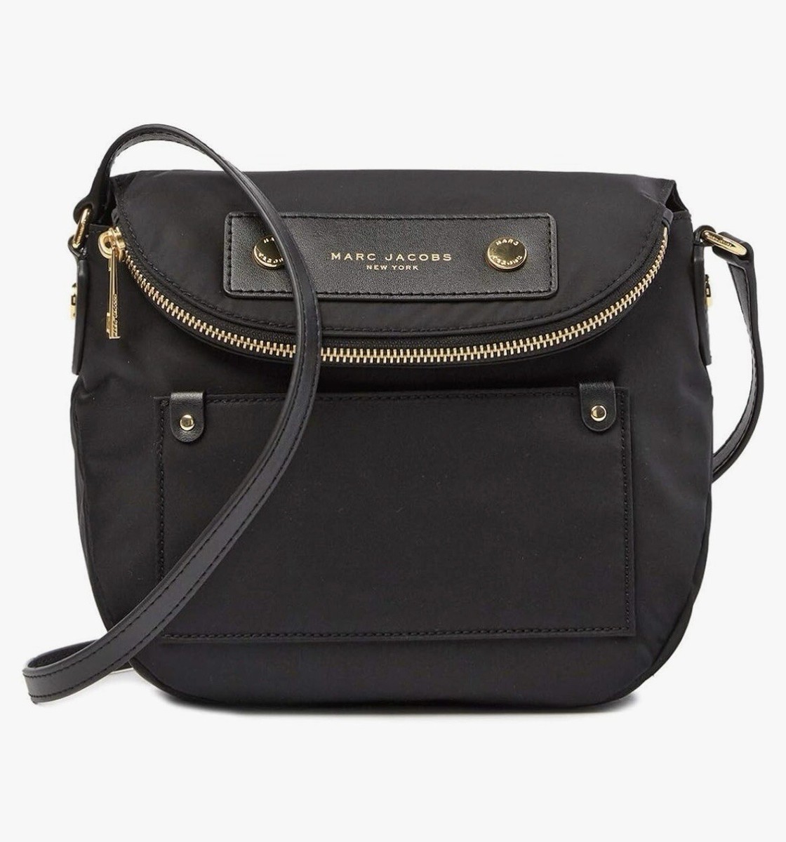 MARC JACOBS M0012909 BLACK PREPPY NATASHA NYLON WOMENS MINI CROSSBODY BAG