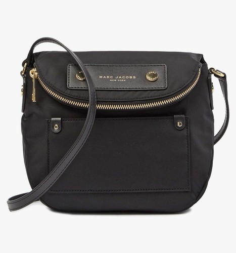 MARC JACOBS M0012909 BLACK PREPPY NATASHA NYLON WOMENS MINI CROSSBODY BAG - 第 1/5 張圖片