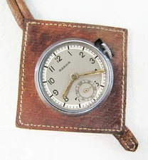 Rare Vintage Marvin 15 Jewel 3ADJS Watch With Leather Case - Parts or Projects