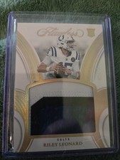 RILEY LEONARD 2025 FLAWLESS ROOKIE PATCHES FOOTBALL COLTS RC /25 Q4705