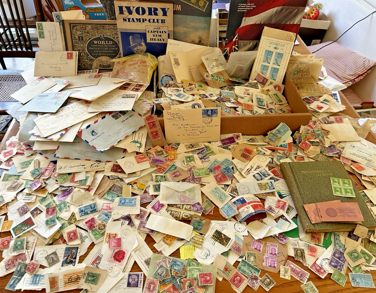 Huge Estate Collection U.S. & Worldwide Postage Stamps/Books  display picture 1