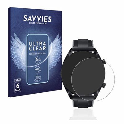 6x Schutzfolie für Huawei Watch GT 2 (46 mm) Display Schutz Folie