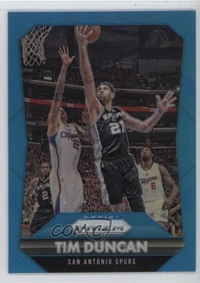 2015-16 Panini Prizm Light Blue Prizm 57/199 Tim Duncan #51 HOF 1p00
