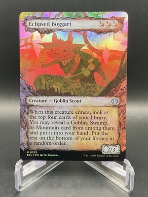 Eclipsed Boggart 0335 [Showcase Foil] Lorwyn Eclipsed Uncommon MTG