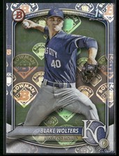 2025 Bowman #BP-76 Blake Wolters Prospects Retro Logo Foil