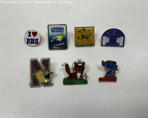 Vintage Lot of Collage and High School Pins