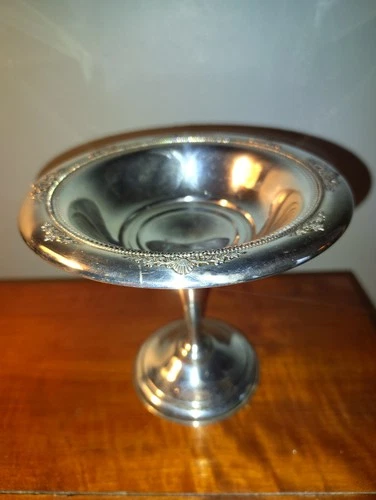 Sterling Silver Footed Compote by Rodgers Bowlen and Lunt 5 3/8"
