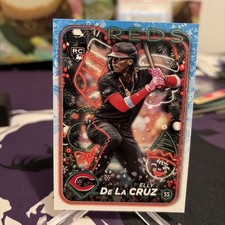 🔥Elly De La Cruz 🔥2024 Topps Holiday H102 (RC) - Christmas Variant - Reds