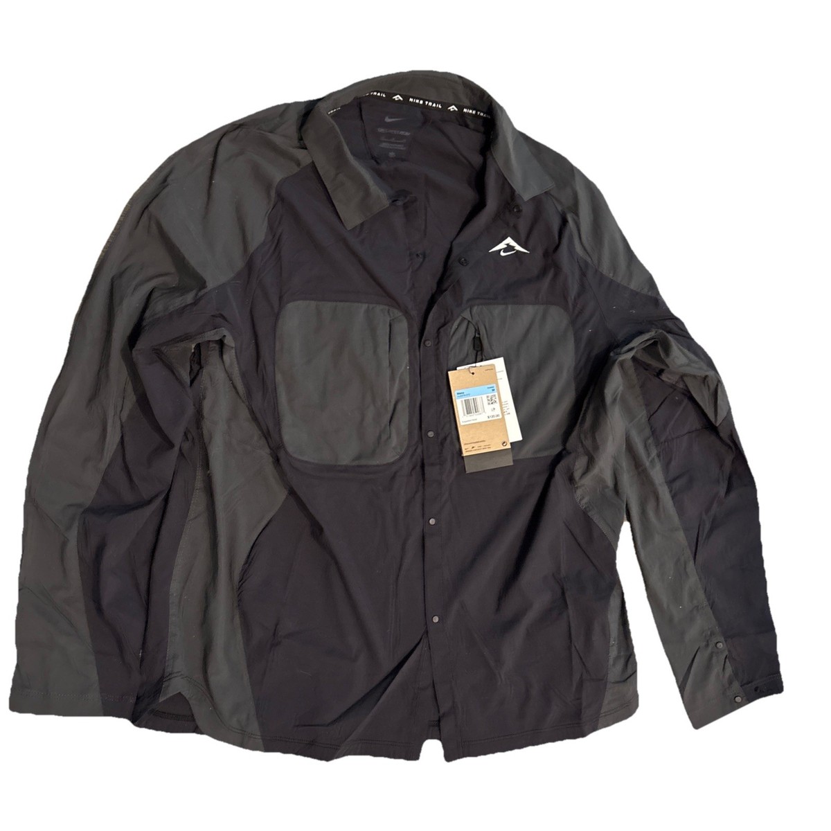 Nike Trail UPF 40+ Dri-FIT ADV UV Running Shirt Jacket Men's M