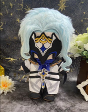 20cm Genshin Impact Il Dottore Plush Doll Stuffed Dress up Anime Plushie Cosplay