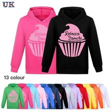 Kids ZAMFAM Rebecca Zamolo Casual Hoodie Long Sleeve Hoody Pullover Sweatshirt
