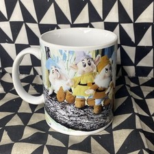 Disney 7 Nani Biancaneve Mini Sacchetto di Fagioli Peluche Tazza Caffè Ceramica