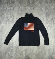 Polo Ralph Lauren Sweater RL Flag American US...