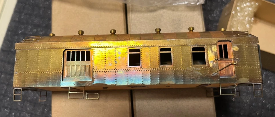 HO Brass - Harriman Passenger Cars Less Trucks (5) Ken Kidder, Unused, NOS - Image 4 of 4