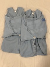 Lot Of 2 Halo SleepSack Light Teal Fleece Swaddle Size Preemie - Birth To 5 Lbs