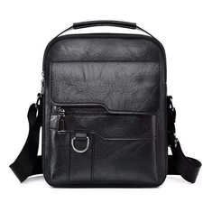  Men'S Shoulder Bags Business Messenger Bag High-Quality  Cow Leather Bag'S