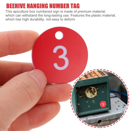 20 Pcs Nummernschild Büro Identifikationsnummer Des Bienenstocks - 第 2/12 張圖片