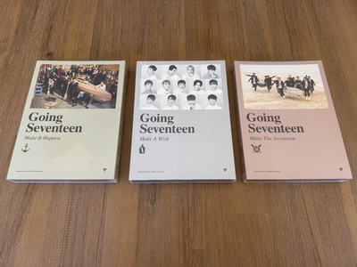 SEVENTEEN Going Seventeen - Sealed Full Set (3 Versions) - OOP K-Pop